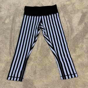 These are lululemon leggings, size 4. Lavender color.